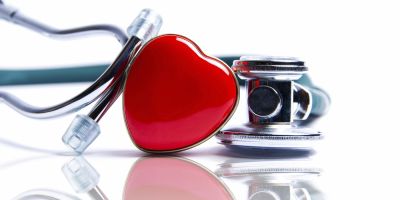 Heart and stethoscope