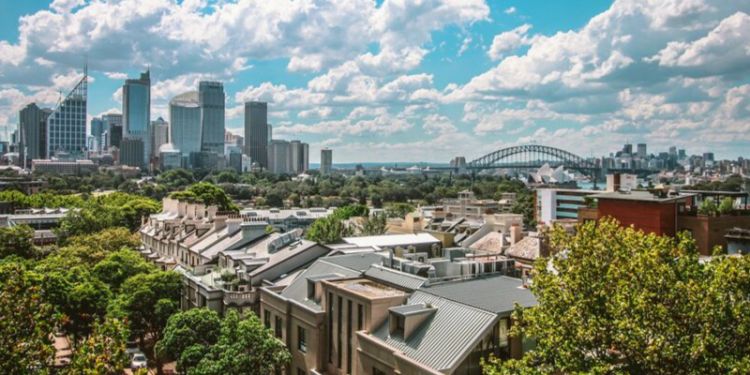 View of the landscape of Australia